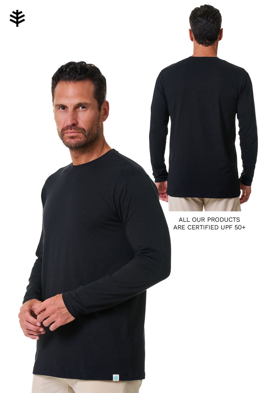 Men's Morada Everyday Long Sleeve T-Shirt | Black