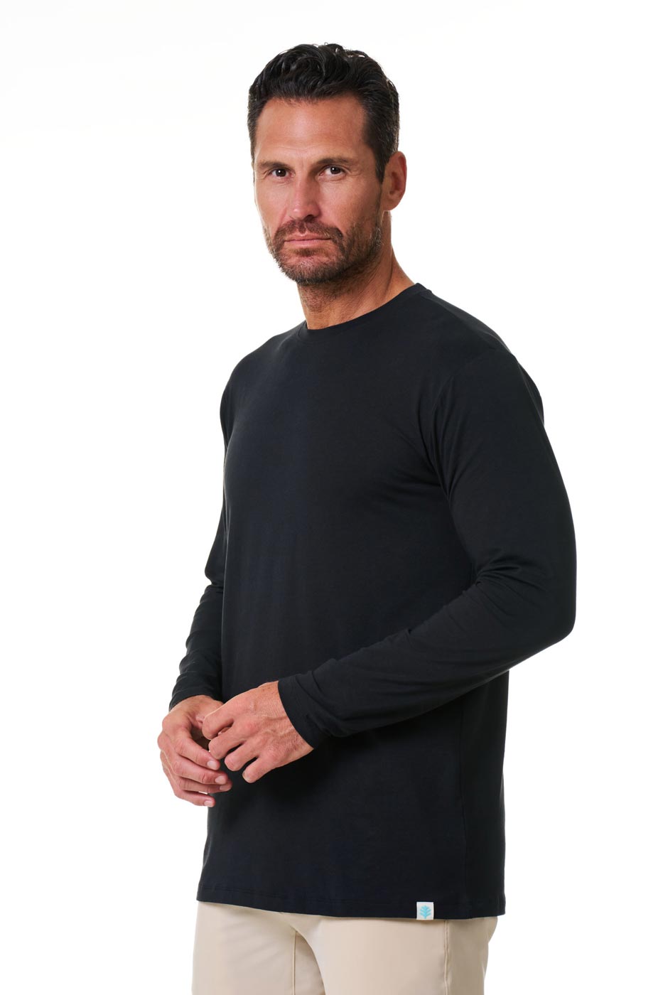 Men's Morada Everyday Long Sleeve T-Shirt | Black