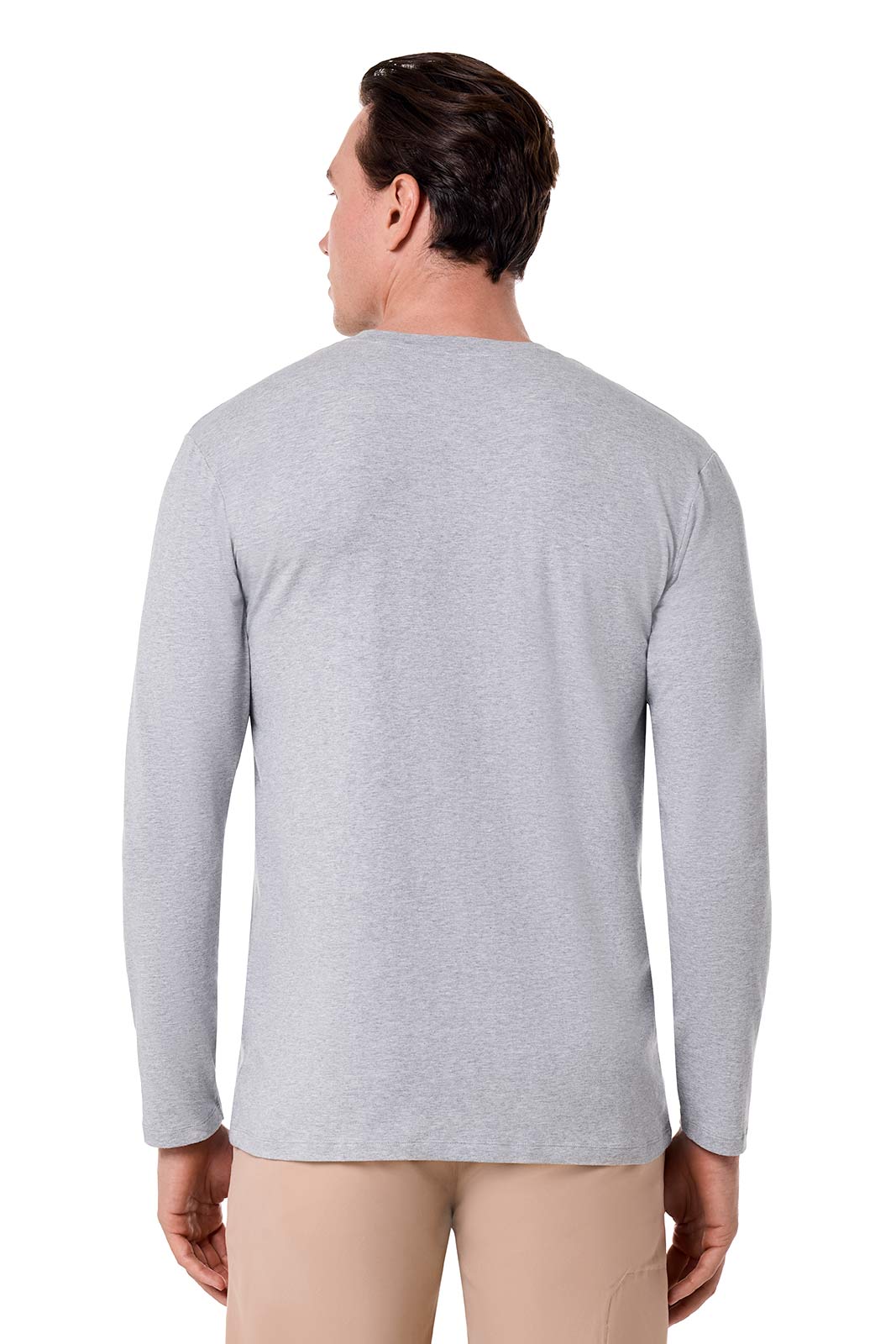 Men's Morada Everyday Long Sleeve T-Shirt | Grey Heather