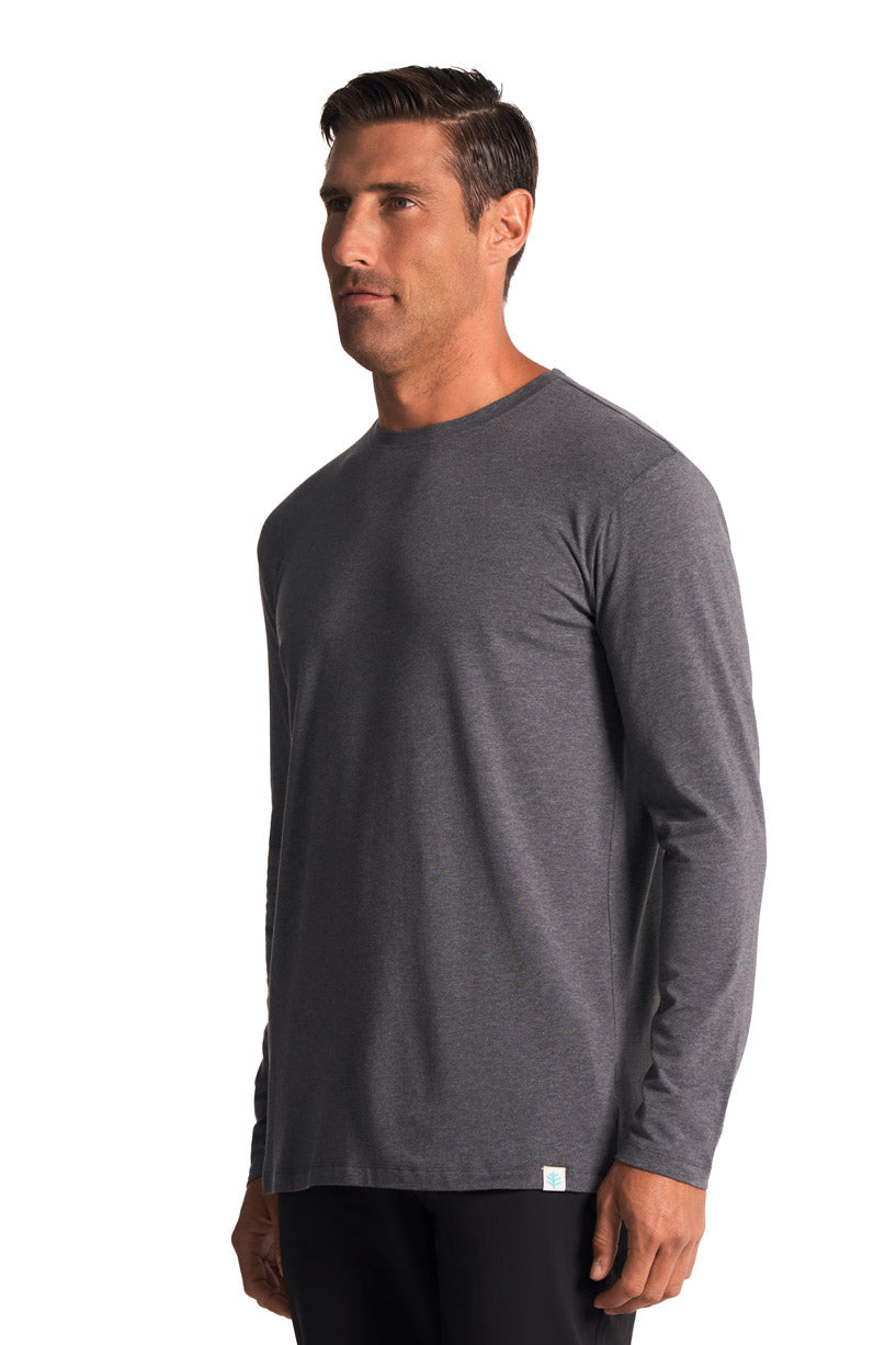Men's Morada Everyday Long Sleeve T-Shirt | Charcoal