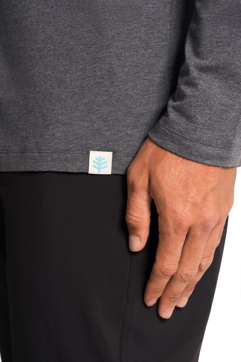 Men's Morada Everyday Long Sleeve T-Shirt | Charcoal