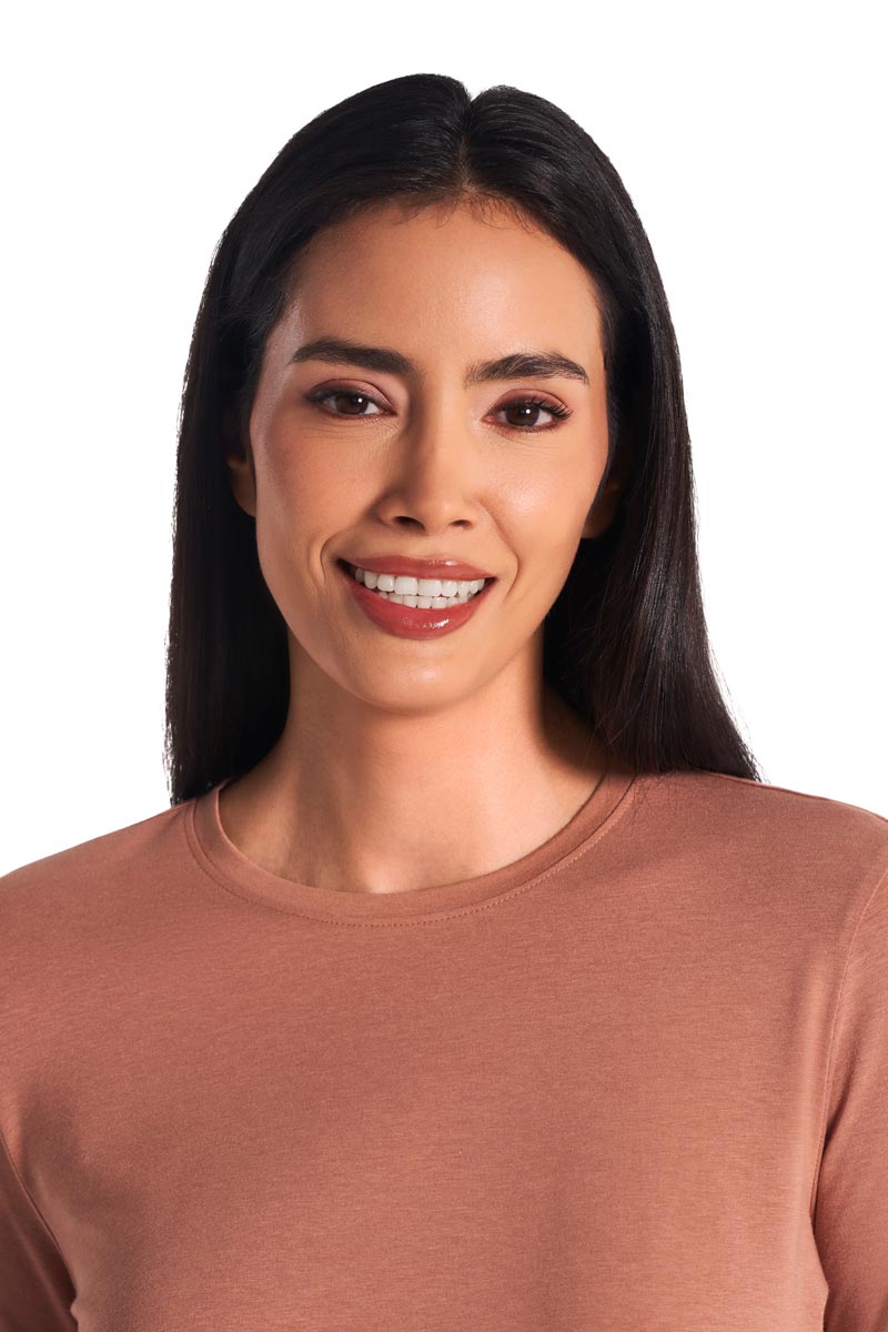 Women's Morada Everyday Long Sleeve T-Shirt | Mocha Mousse