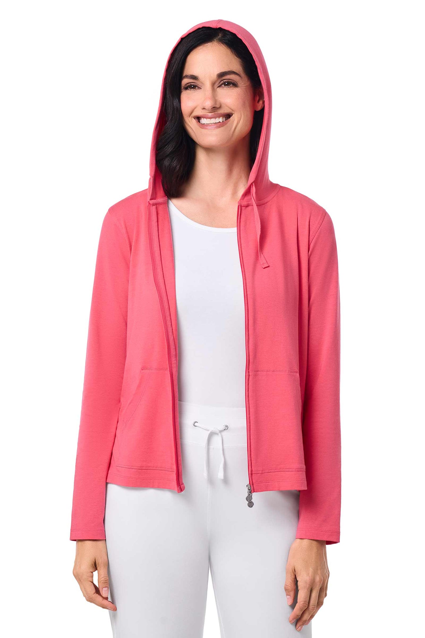Women's Seaside Hoodie | Sunkist Coral