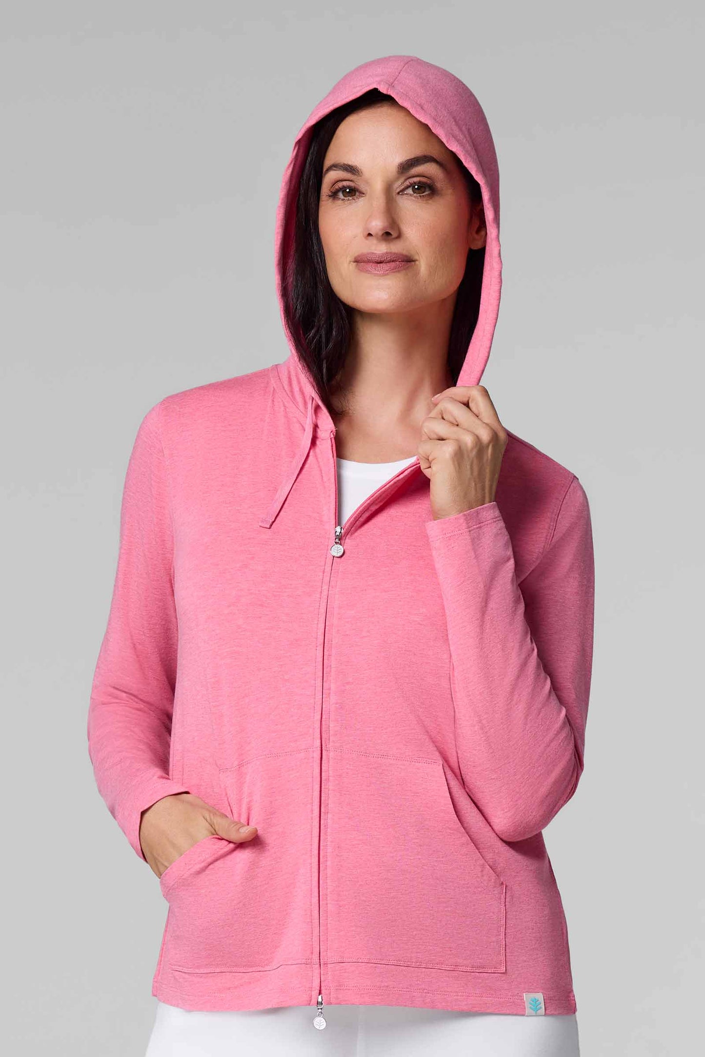 Women's Seaside Hoodie | Flamingo Pink Heather