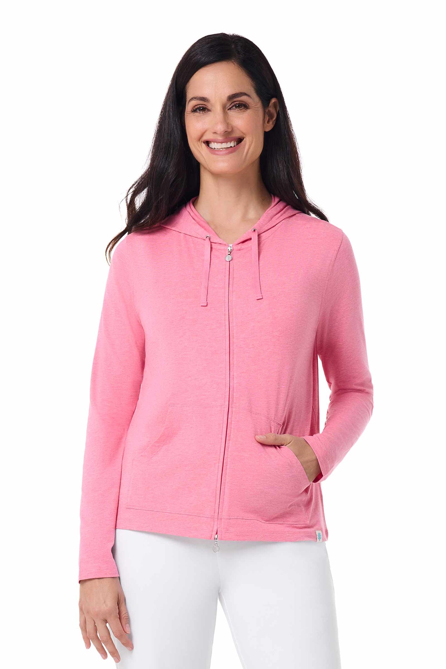 Women's Seaside Hoodie | Flamingo Pink Heather