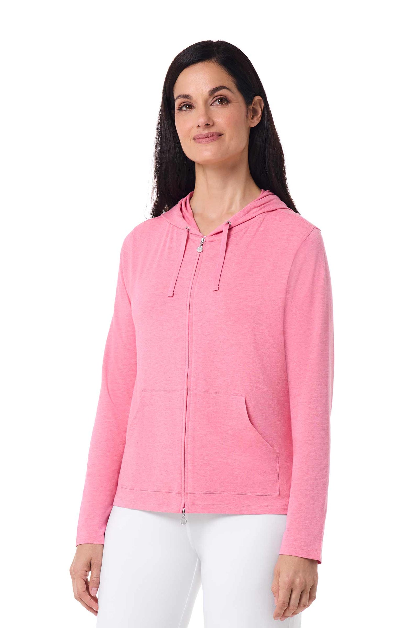 Women's Seaside Hoodie | Flamingo Pink Heather