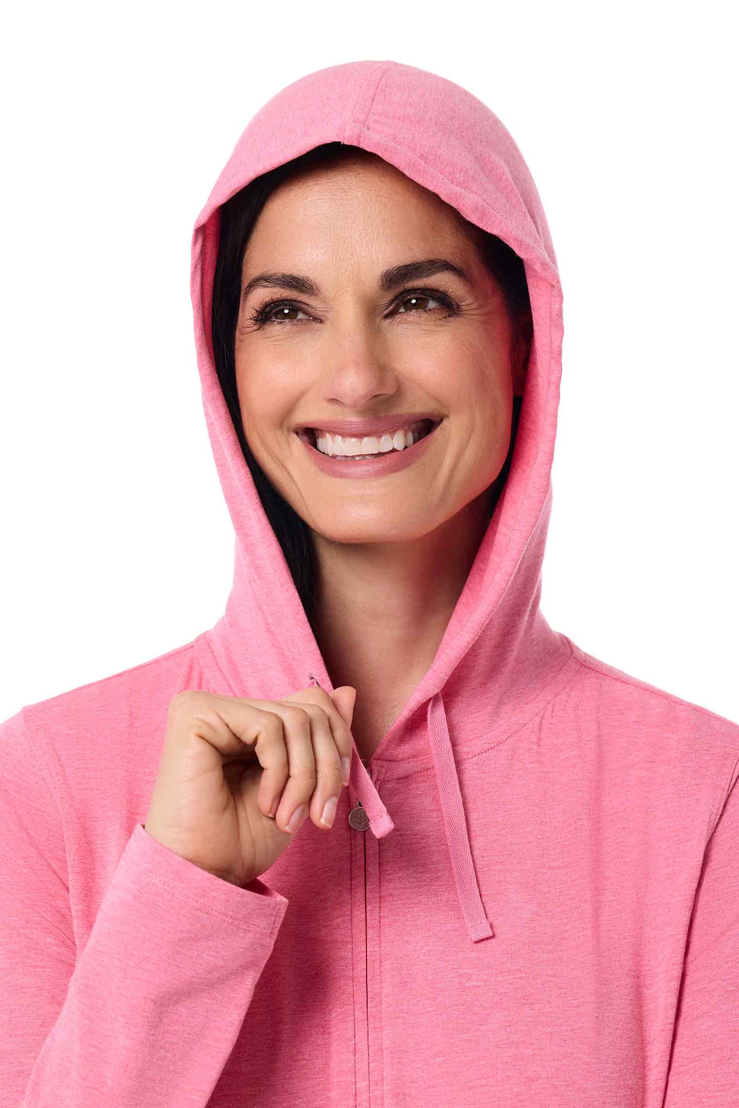 Women's Seaside Hoodie | Flamingo Pink Heather