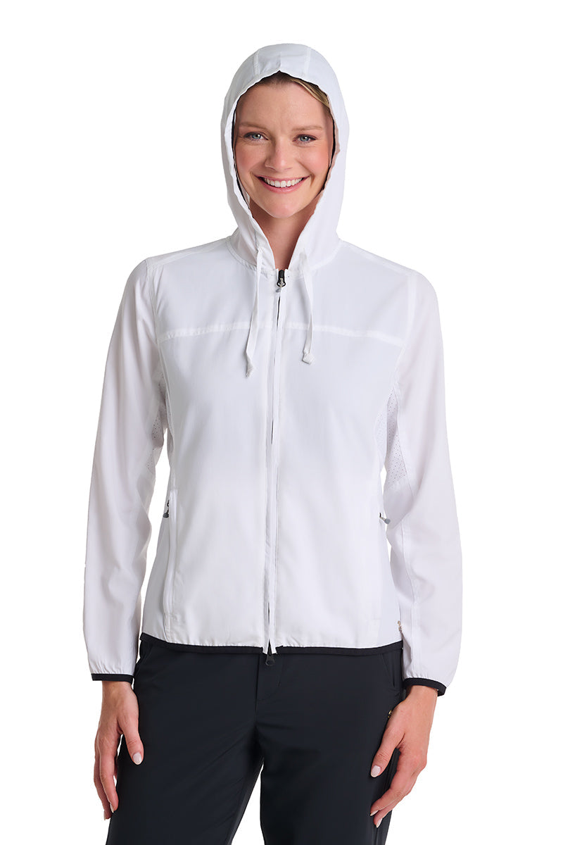 Women's Arcadian Packable Sunblock Jacket | White