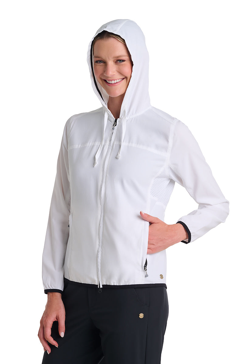 Women's Arcadian Packable Sunblock Jacket | White