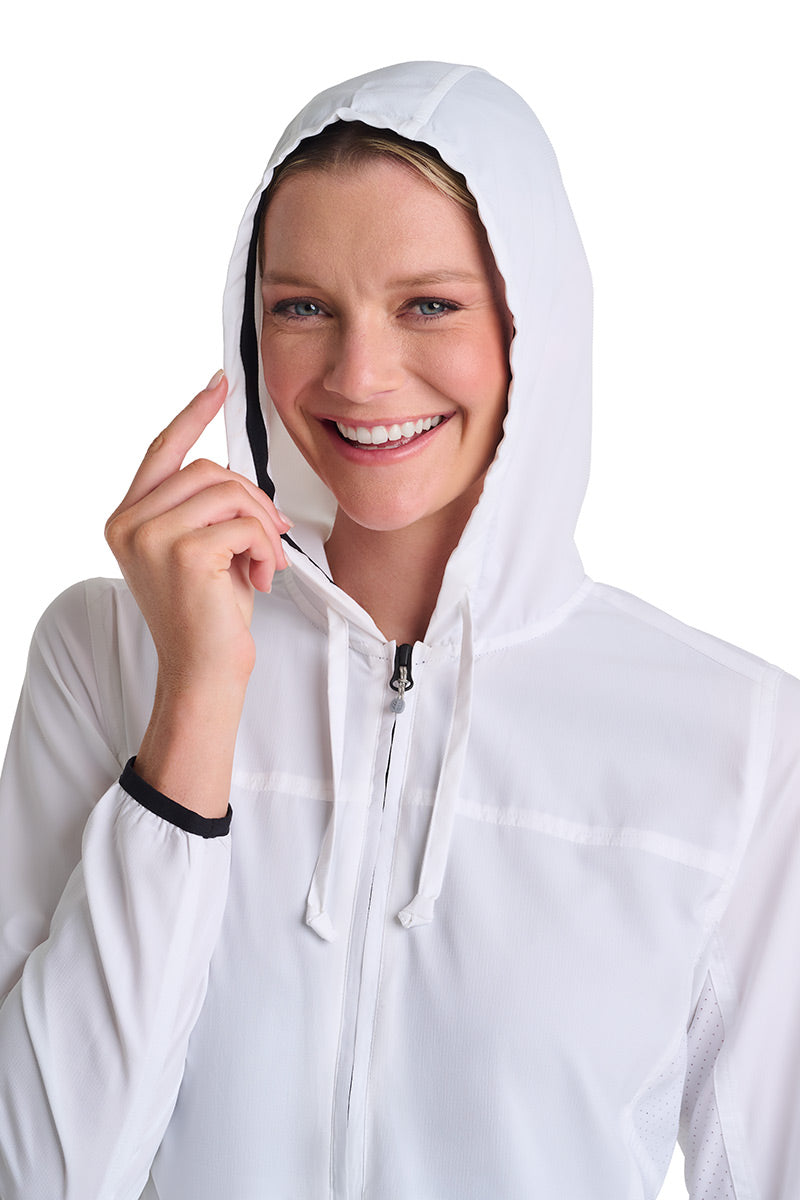 Women's Arcadian Packable Sunblock Jacket | White