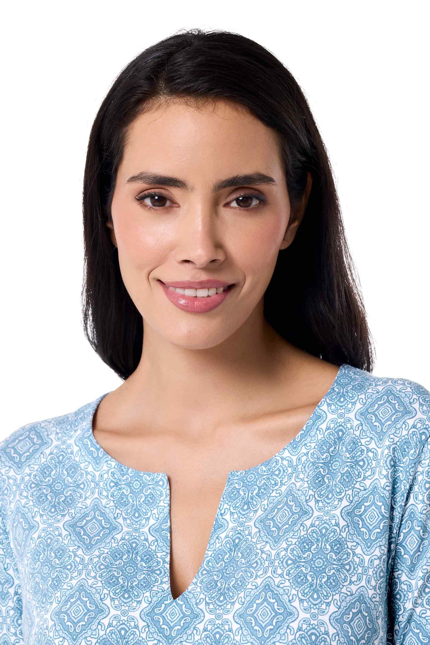 Women's St. Lucia Tunic Top | Skyride Diamond Mandala