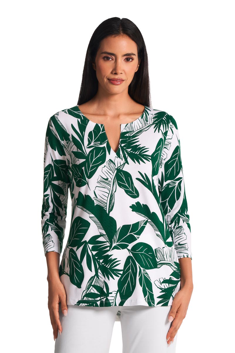 Women's St. Lucia Tunic Top | Eden Paradise Palm