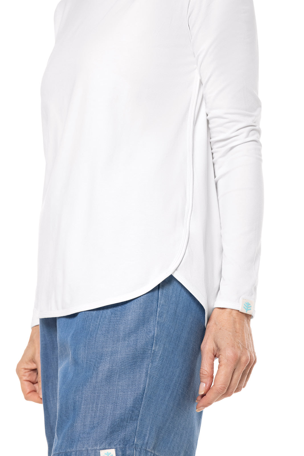 Women's Heyday Side Split Shirt | White