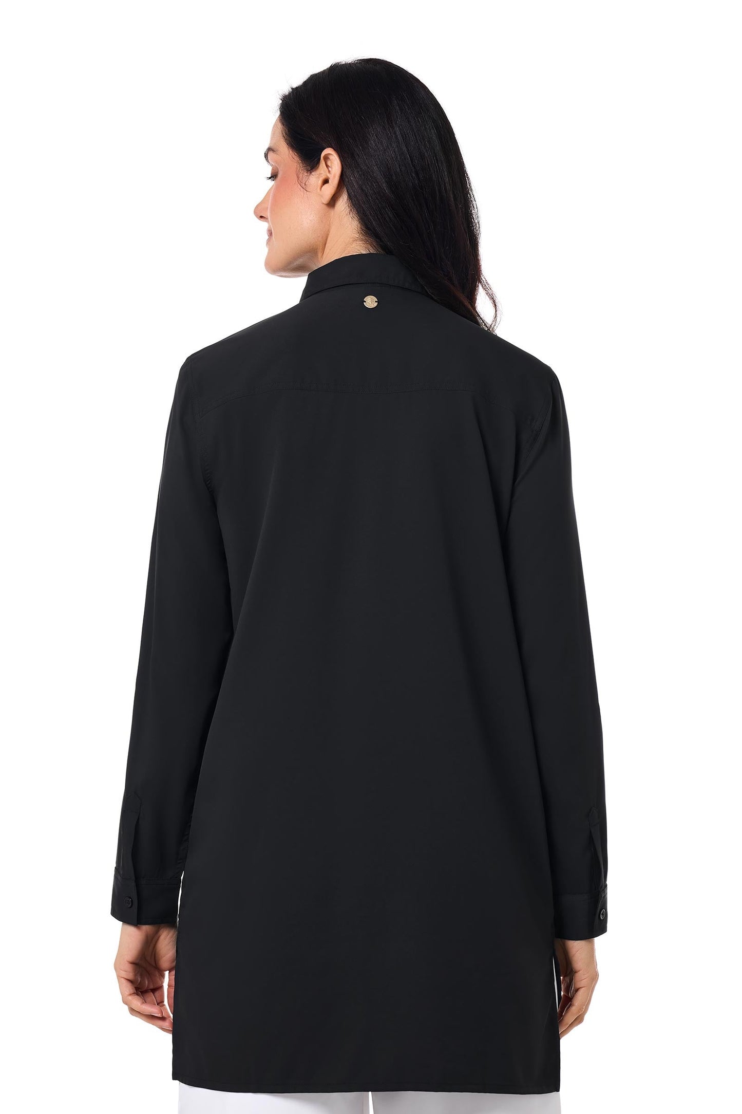 Women's Santorini Tunic Shirt | Black