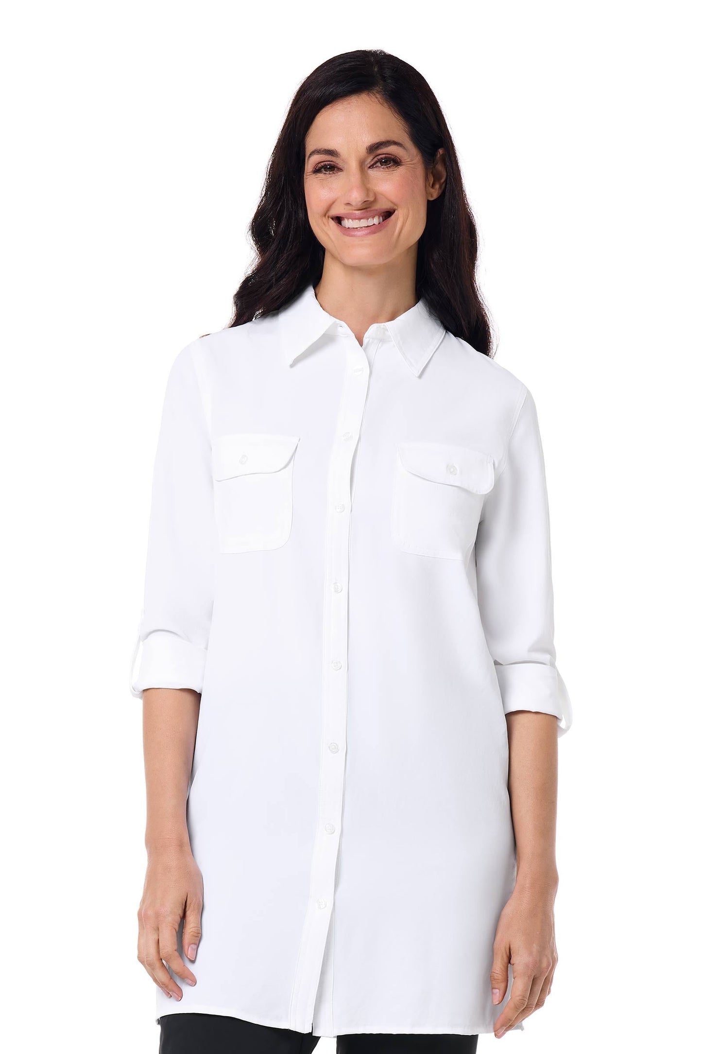 Women's Santorini Tunic Shirt | White