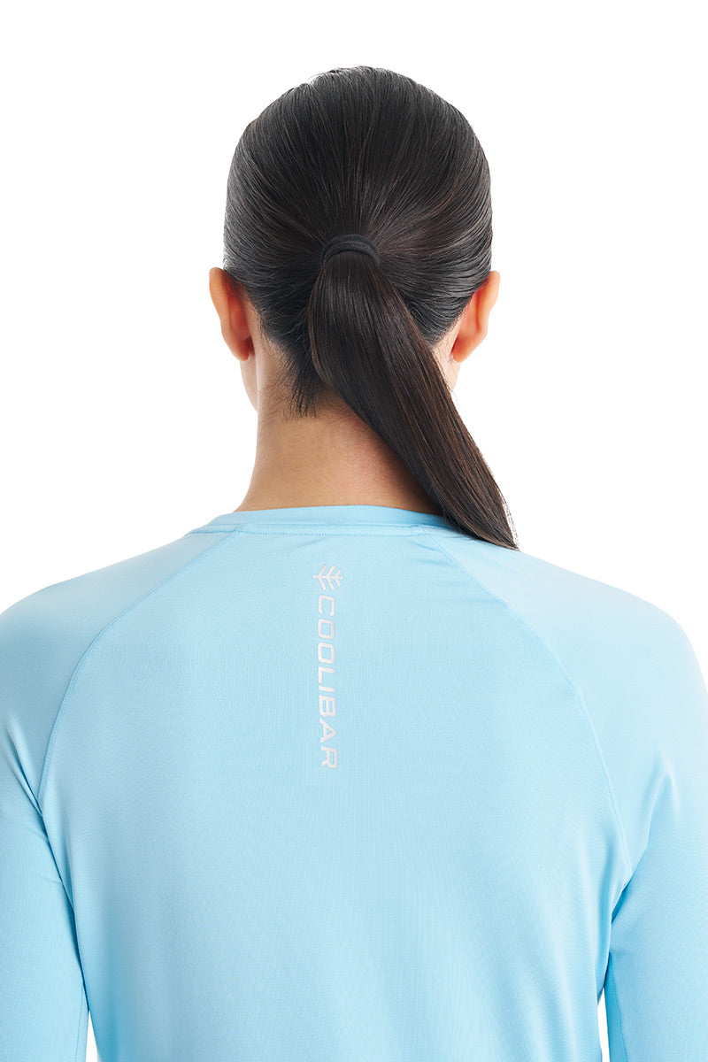 Women's Devi Long Sleeve Fitness T-Shirt | Arctic Blue