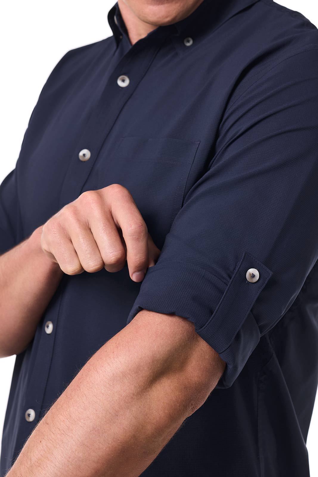 Men's Aricia Long Sleeve Sun Shirt | Navy