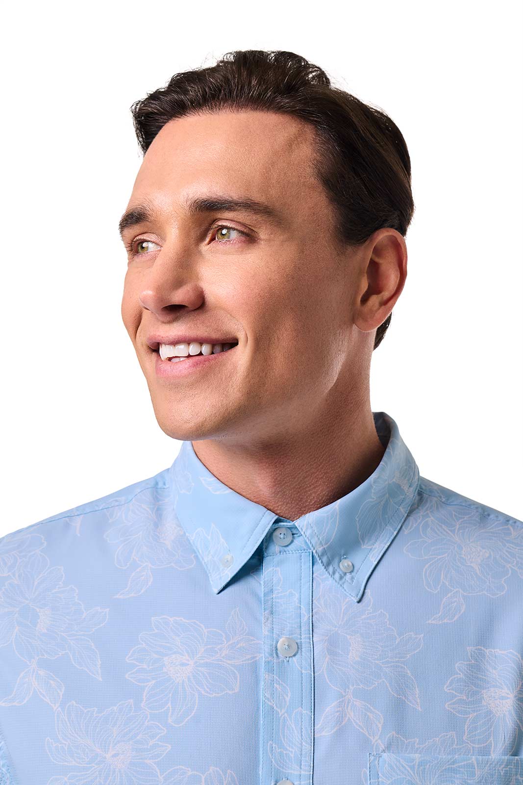 Men's Aricia Long Sleeve Sun Shirt | Skyride Perfect Peony