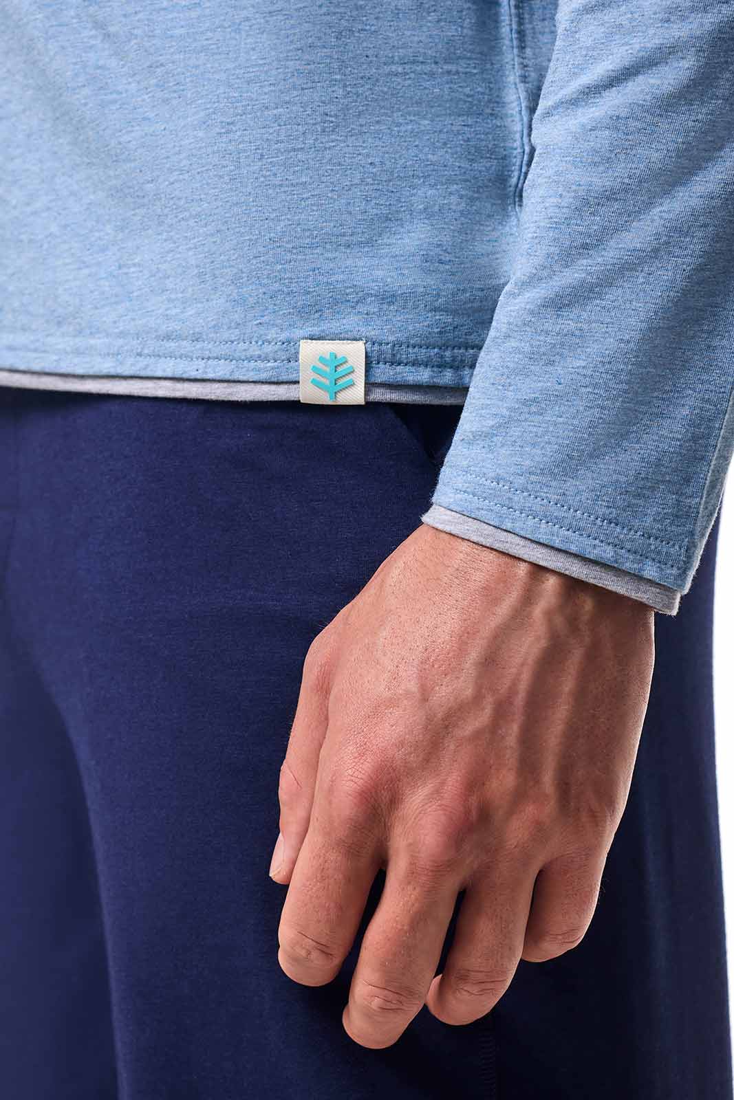 Men's Oasis Pullover Hoodie | Light Blue Heather