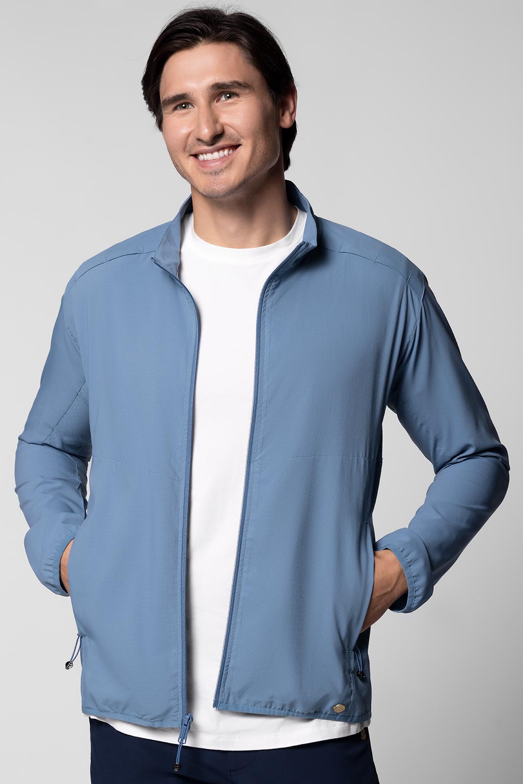 Men's Arcadian Packable Sunblock Jacket | Blue Dusk