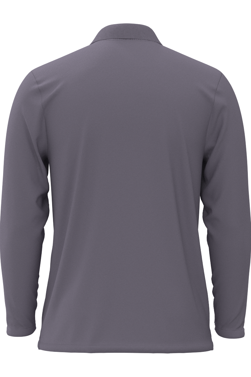 Men's Coppitt Long Sleeve Weekend Polo | Lavender Grey