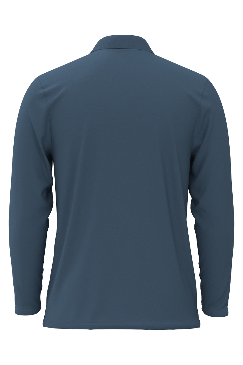 Men's Coppitt Long Sleeve Weekend Polo | Blue Dusk