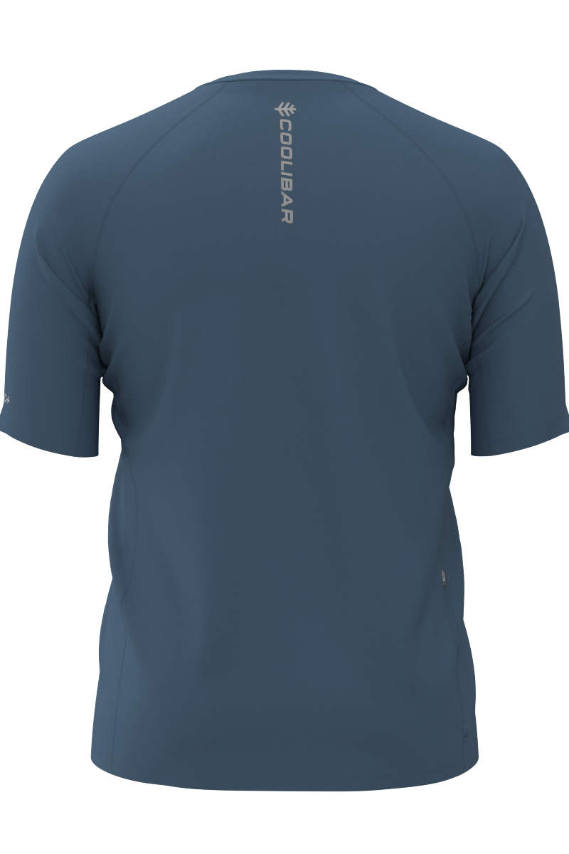 Men's Agility Short Sleeve Performance T-Shirt | Blue Dusk
