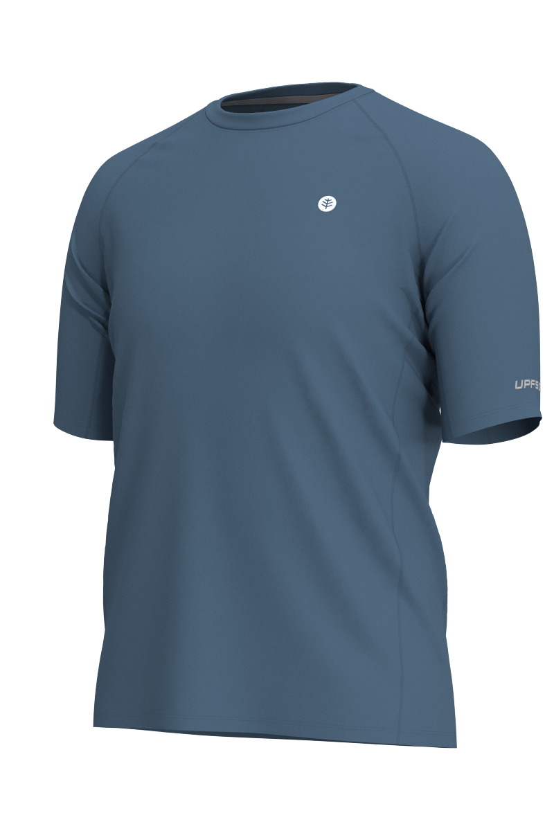Men's Agility Short Sleeve Performance T-Shirt | Blue Dusk