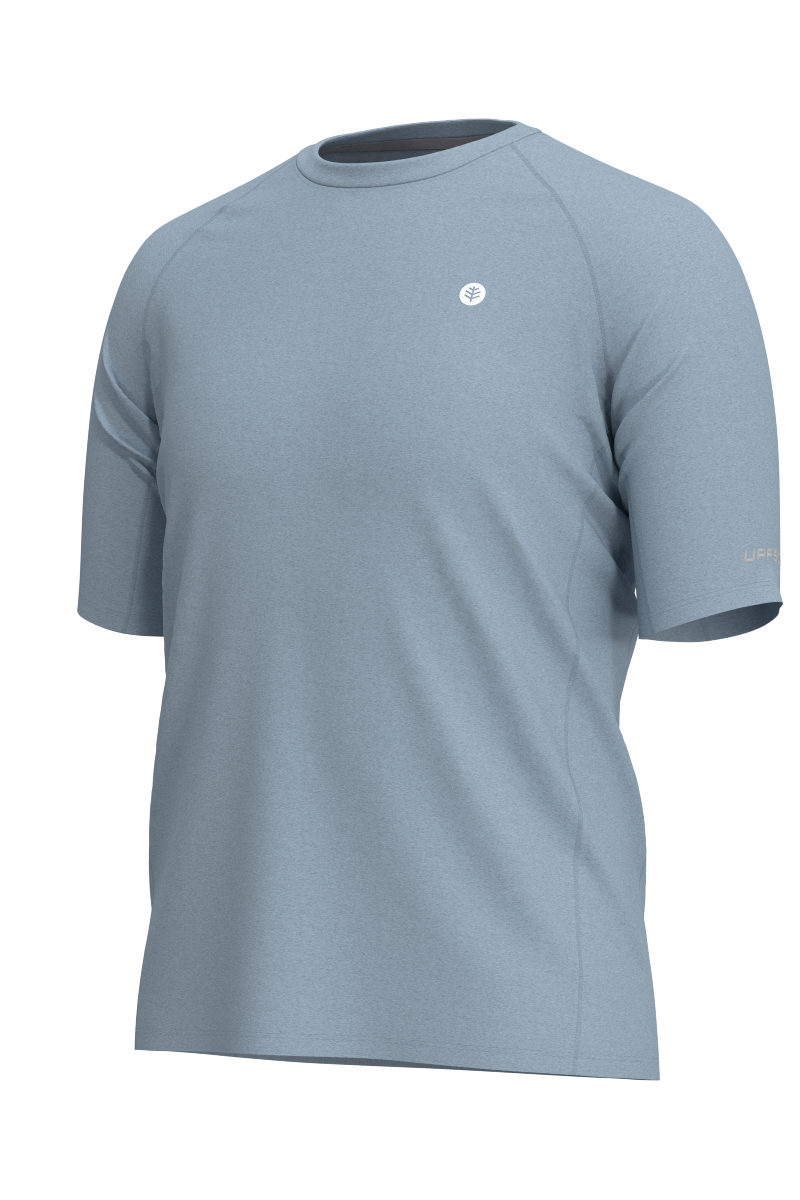 Men's Agility Short Sleeve Performance T-Shirt | Light Blue Heather Heather