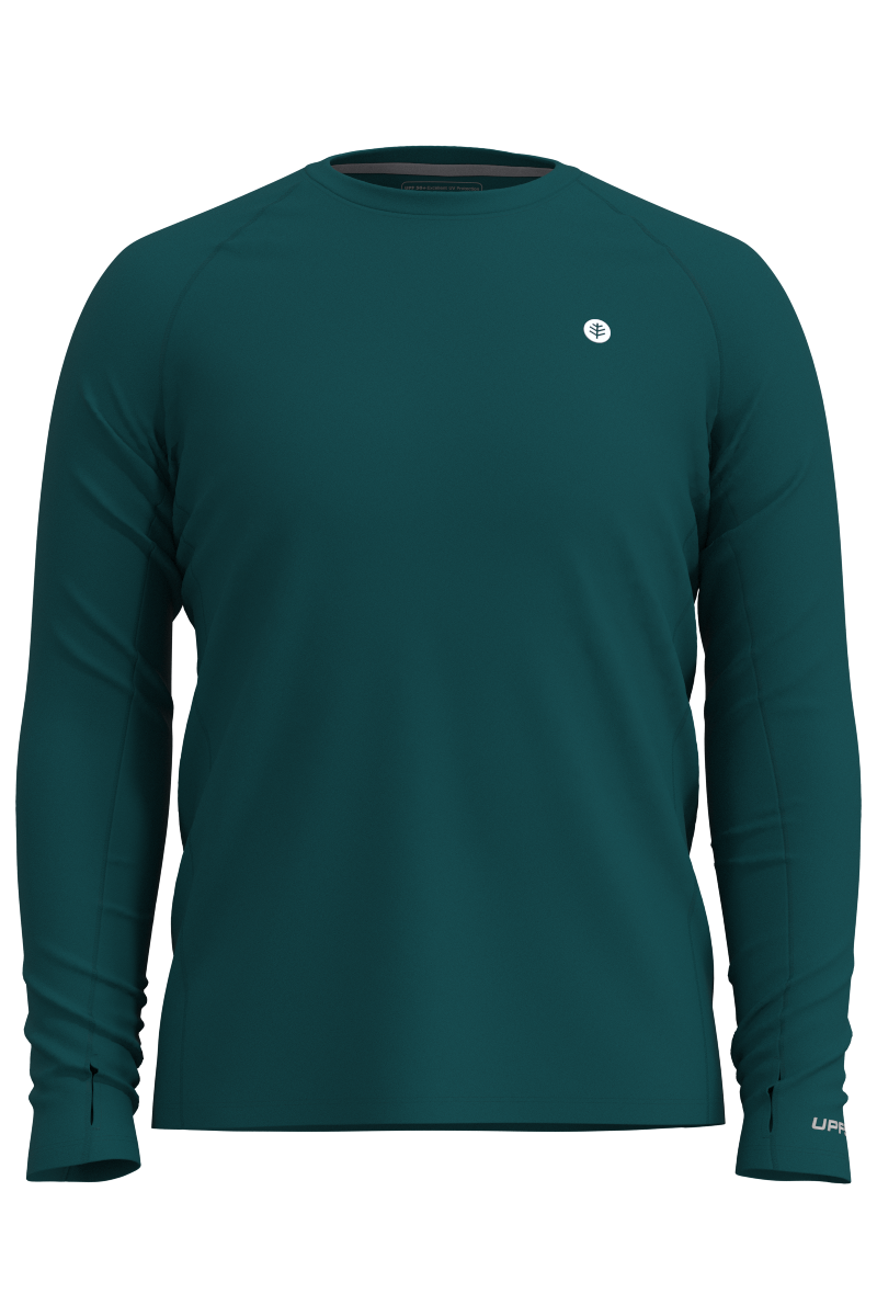 Men's Agility Long Sleeve Performance T-shirt | Transformative Teal