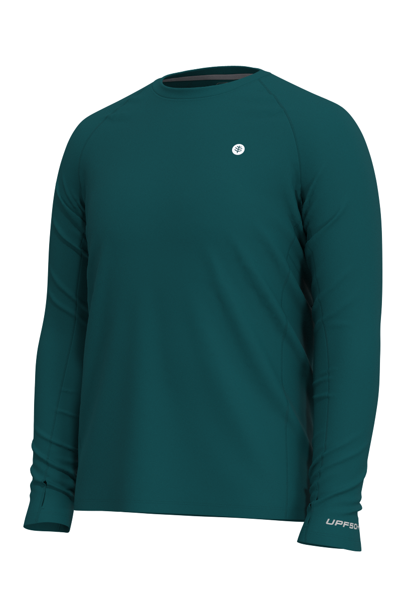 Men's Agility Long Sleeve Performance T-shirt | Transformative Teal