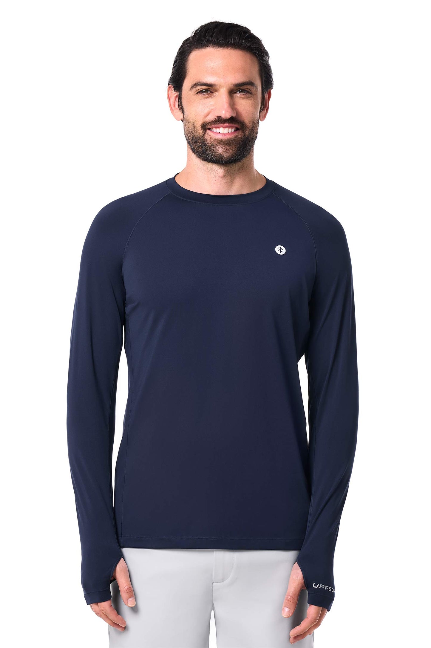 Men's Agility Long Sleeve Performance T-Shirt | Navy