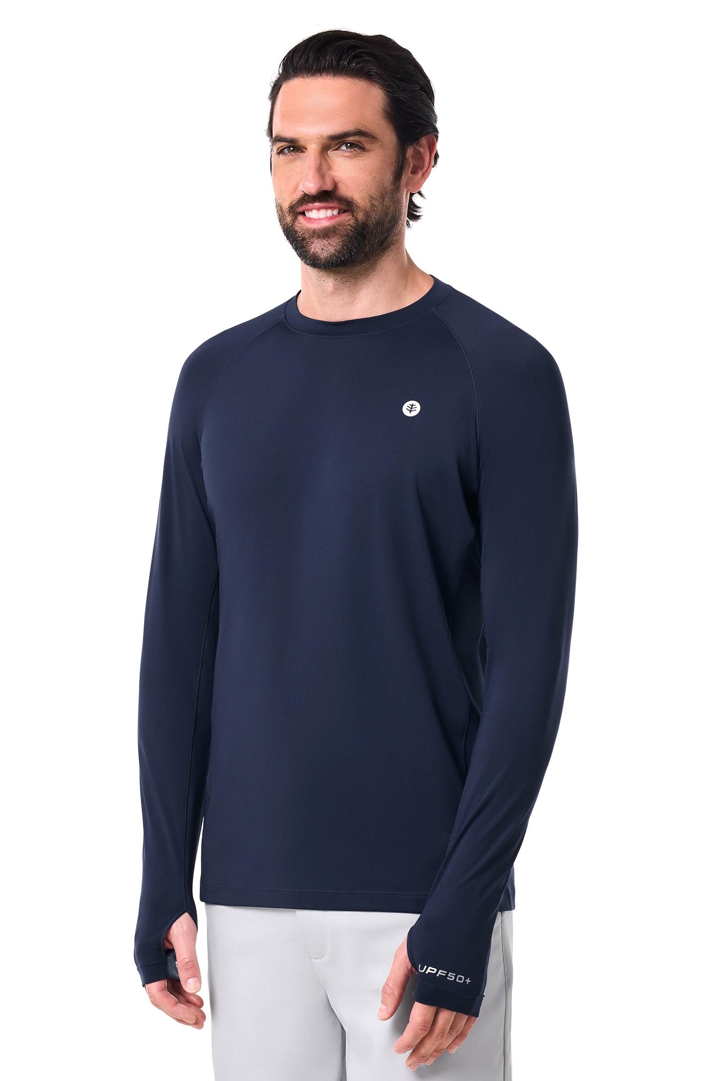 Men's Agility Long Sleeve Performance T-Shirt | Navy