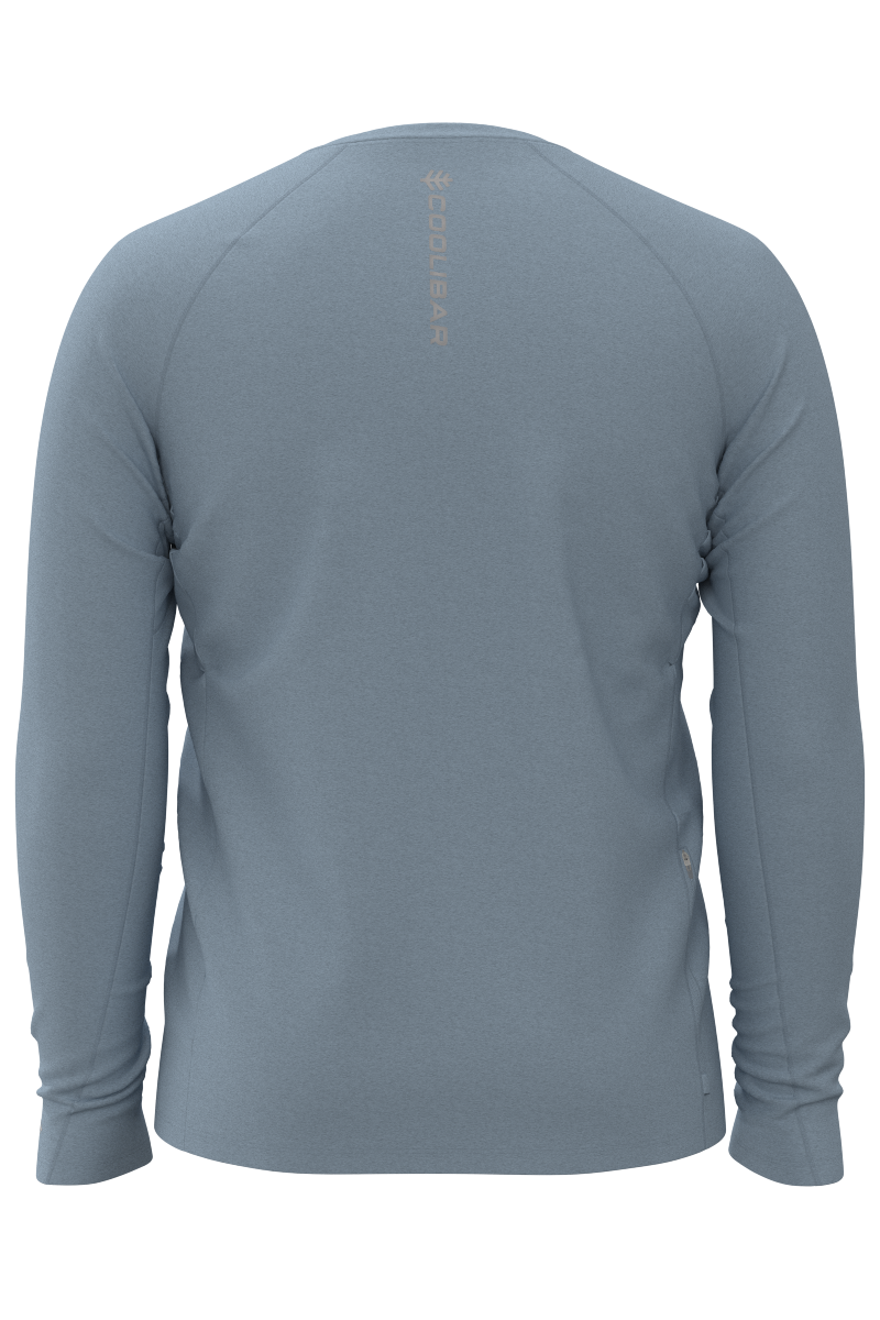 Men's Agility Long Sleeve Performance T-shirt | Light Blue Heather Heather