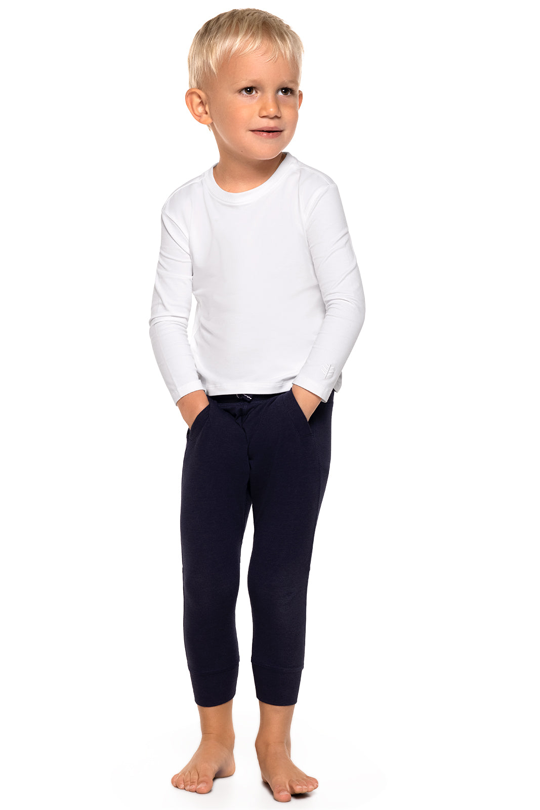 Kid's Coco Plum Everyday Long Sleeve T-Shirt | White