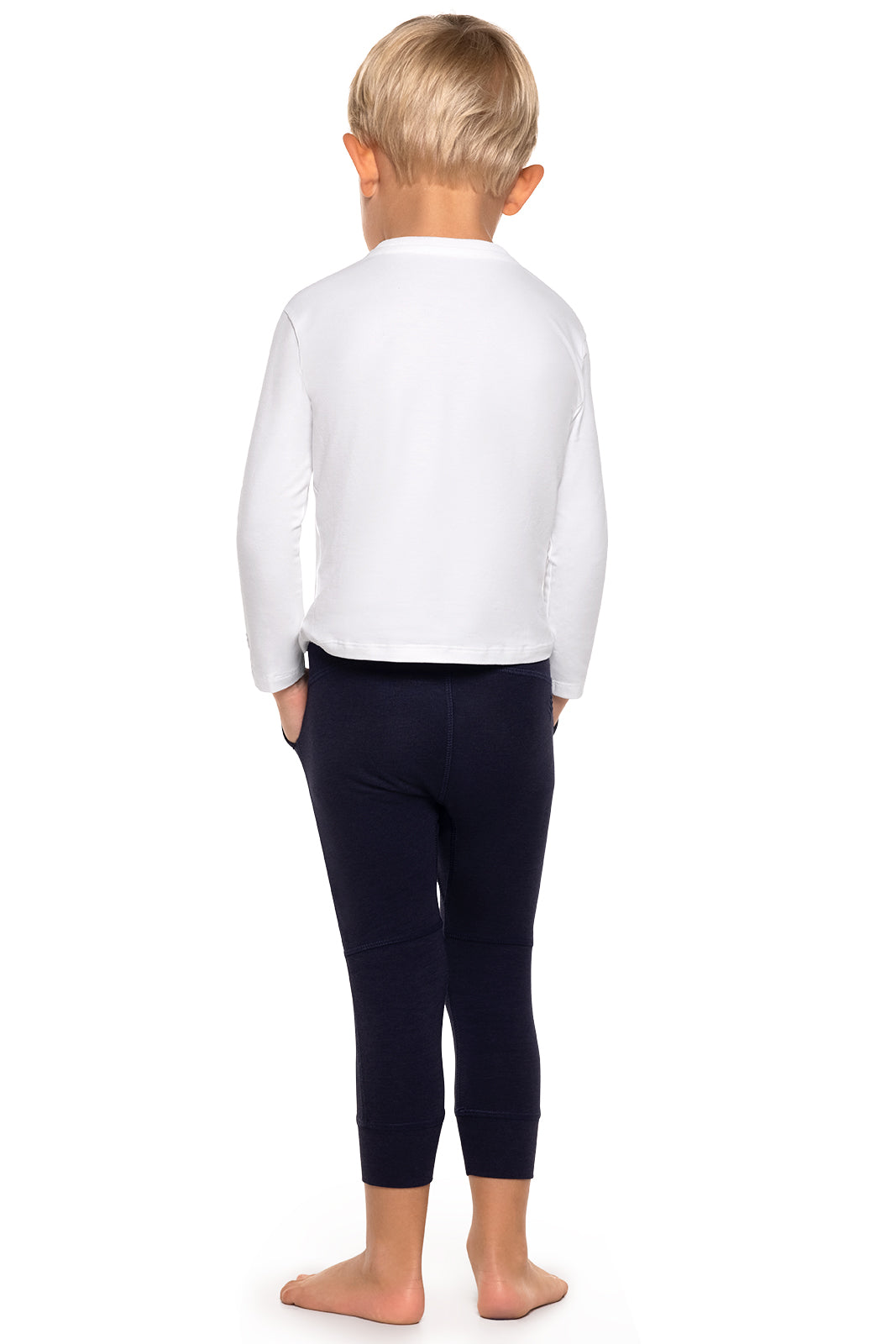Kid's Coco Plum Everyday Long Sleeve T-Shirt | White