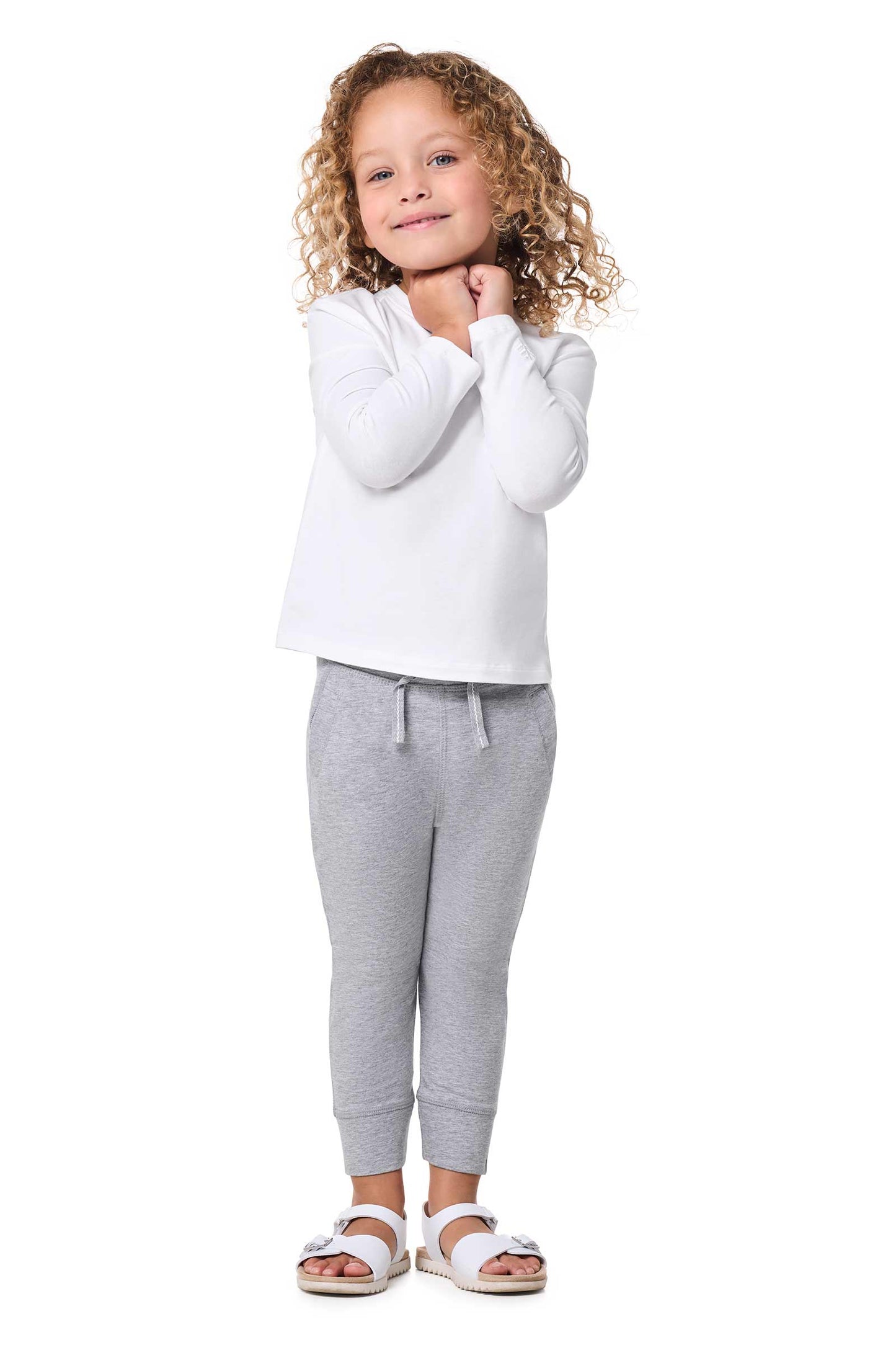 Kid's Coco Plum Everyday Long Sleeve T-Shirt | White