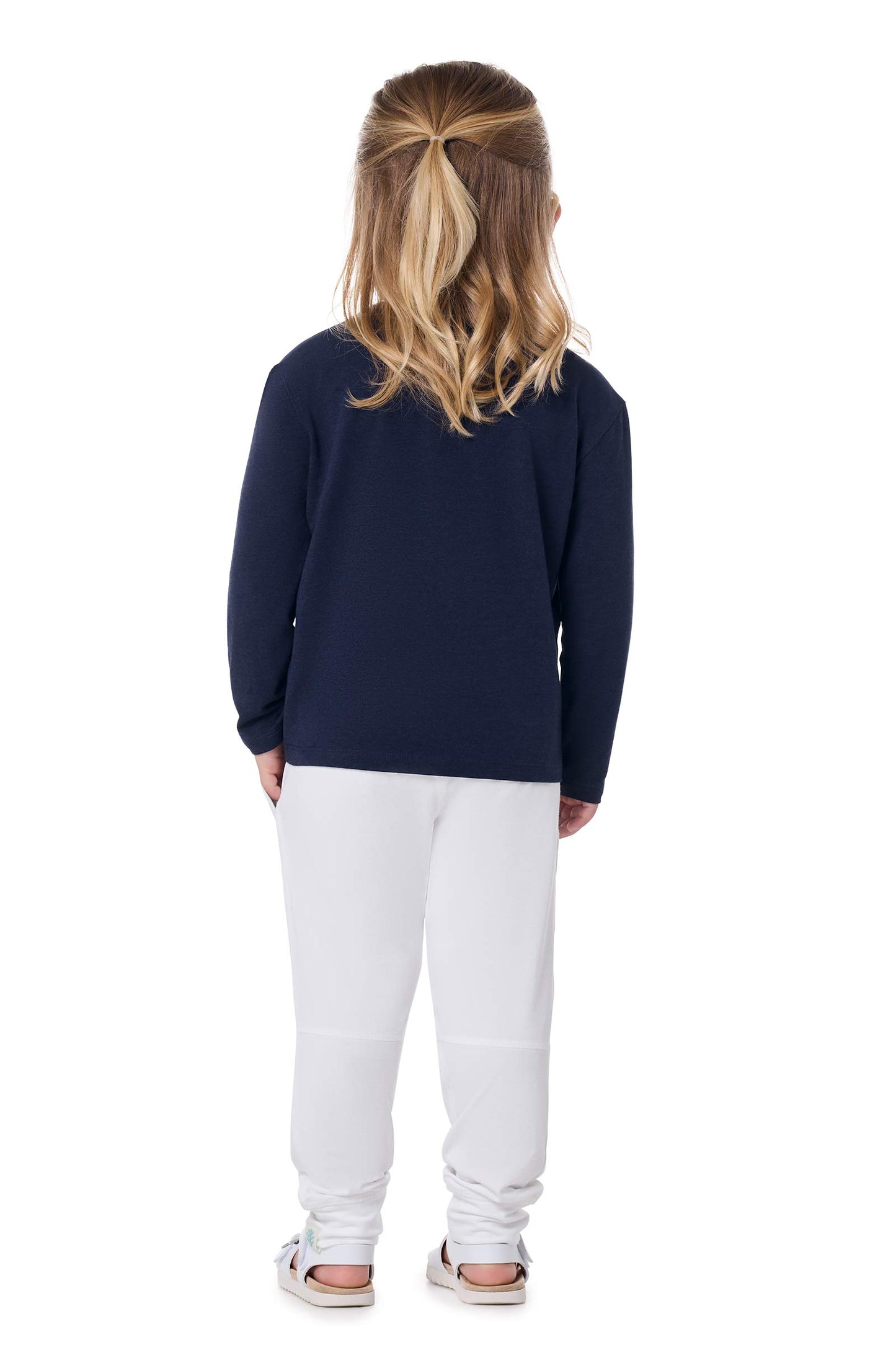 Kid's Coco Plum Everyday Long Sleeve T-Shirt | Navy