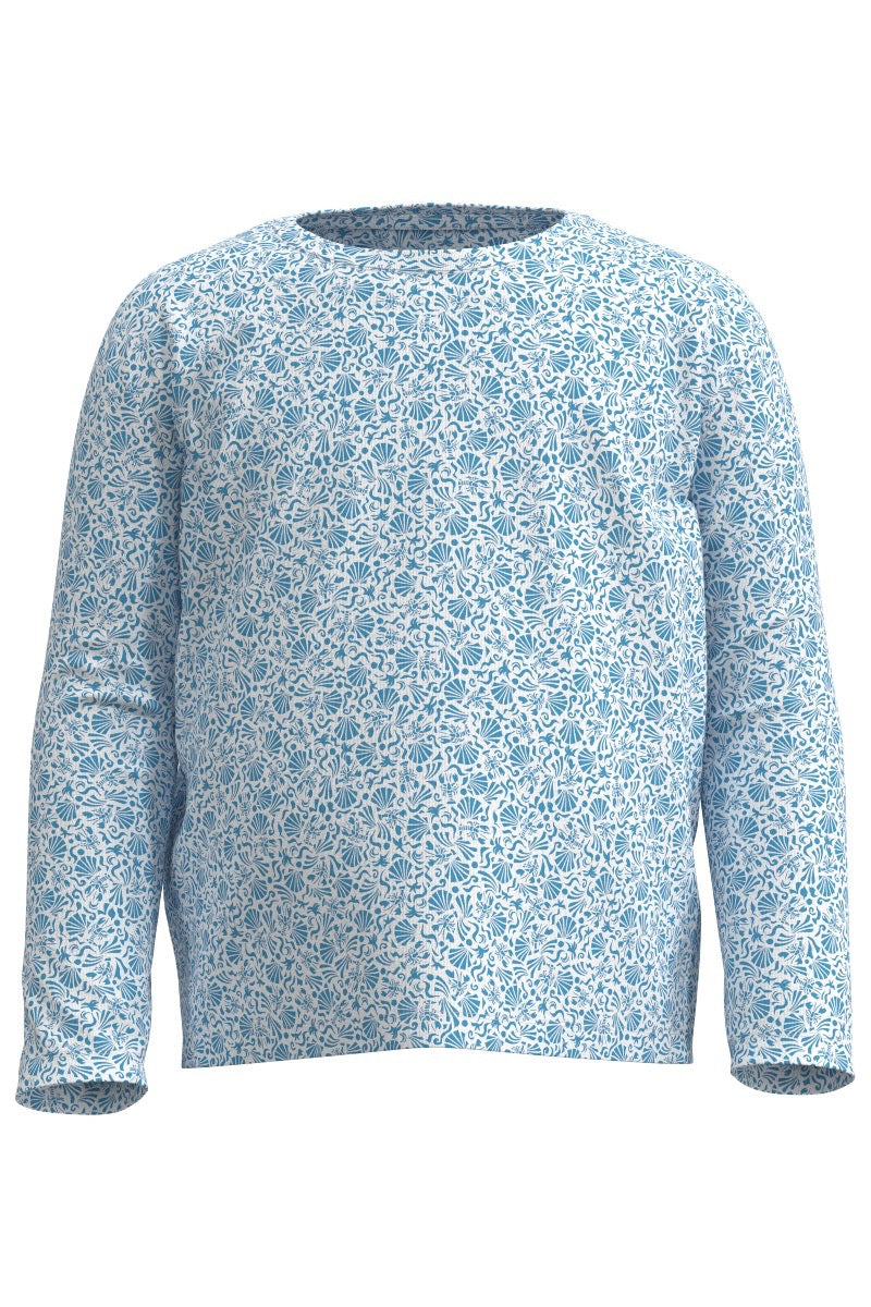 Kid's Coco Plum Everyday Long Sleeve T-Shirt | Malibu Blue