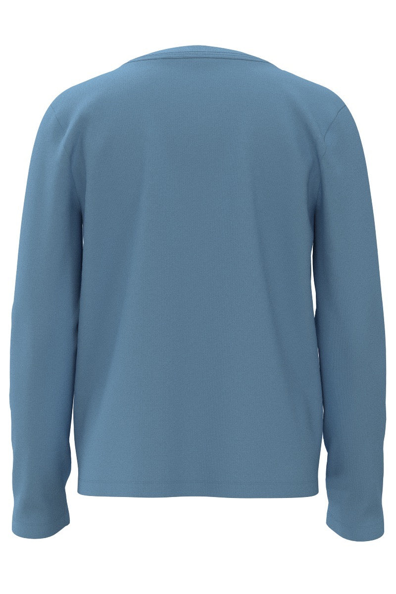 Kid's Coco Plum Everyday Long Sleeve T-Shirt | Arctic Bue Sea Tales