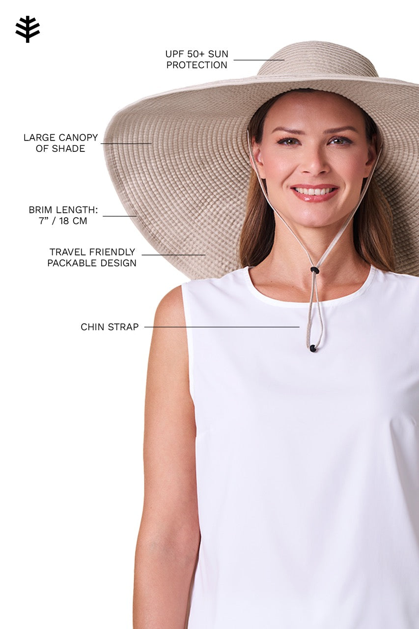 Women's Shelby Shapeable Poolside Hat | Tan