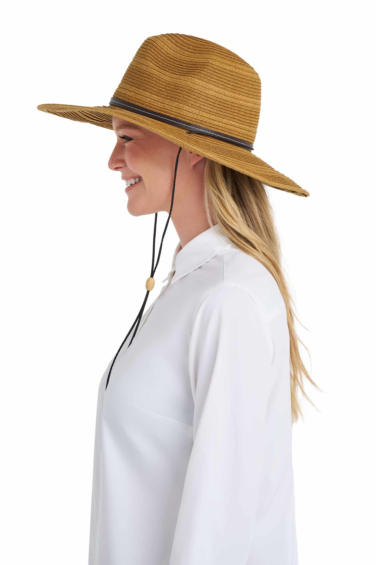 Women's Sun Hat with Chin Cord - Tempe | Tan