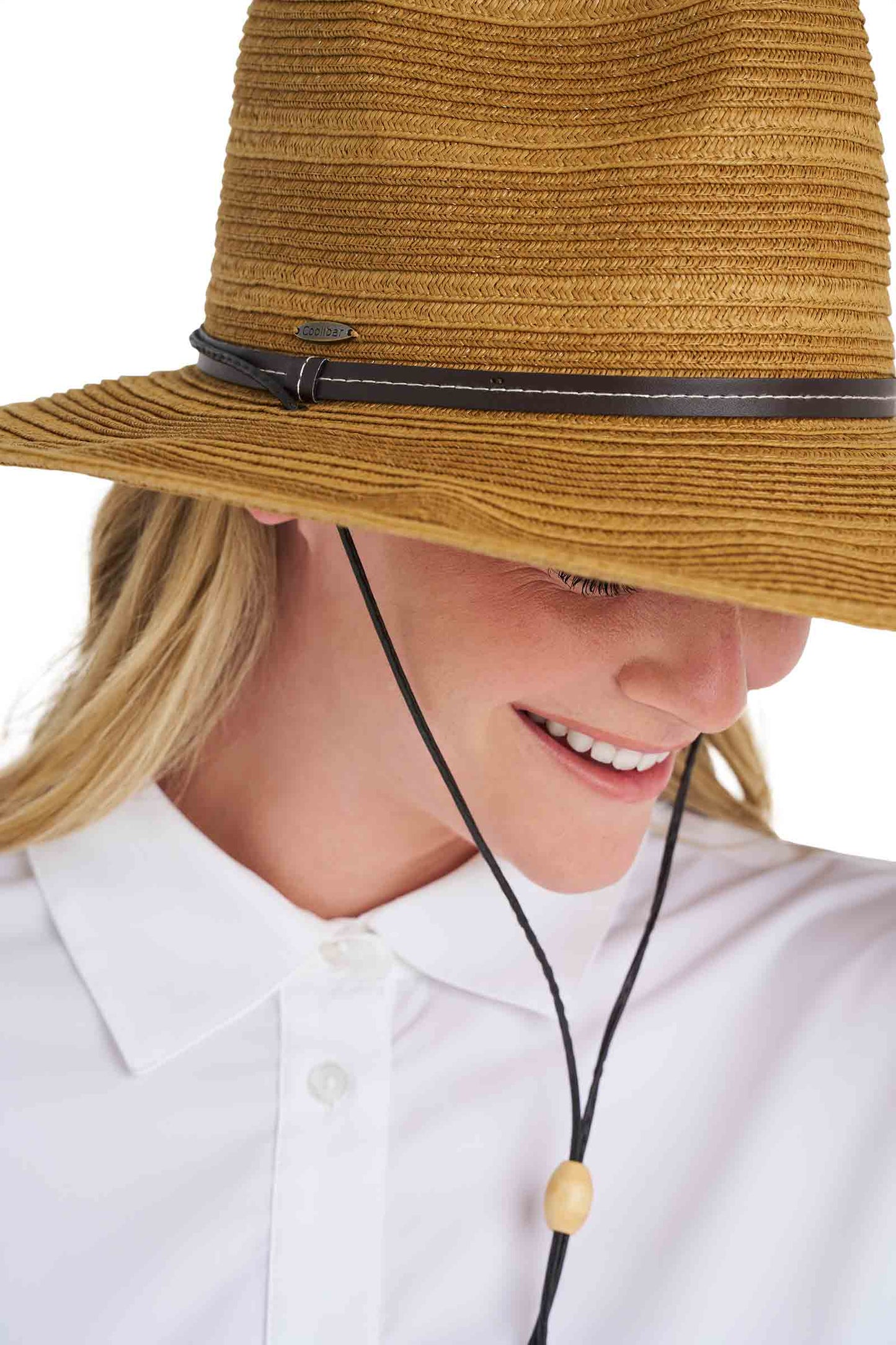 Women's Sun Hat with Chin Cord - Tempe | Tan