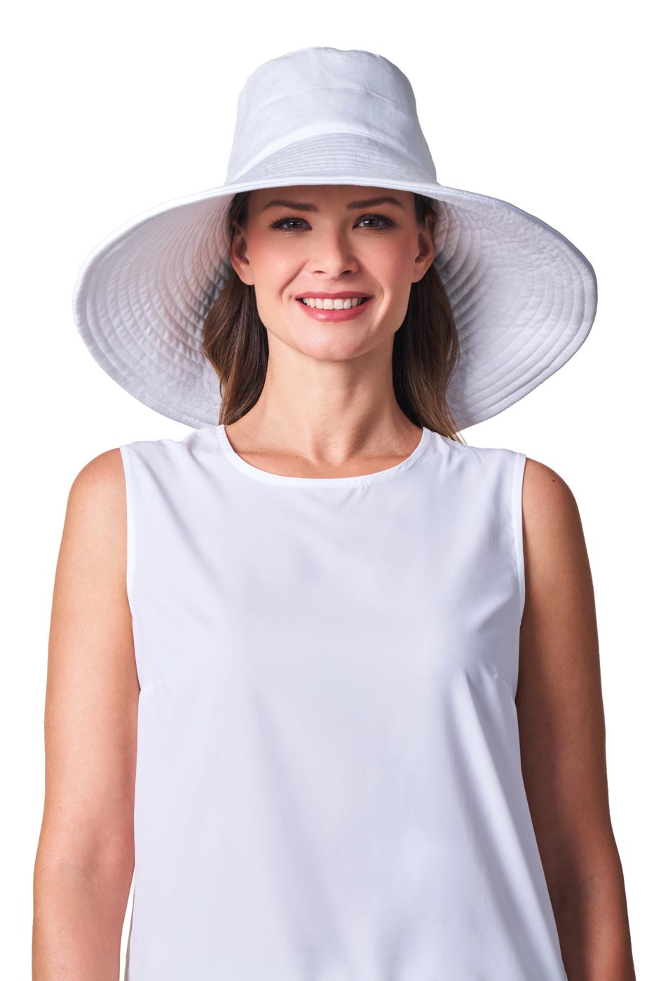 Women's Brittany Beach Hat | White