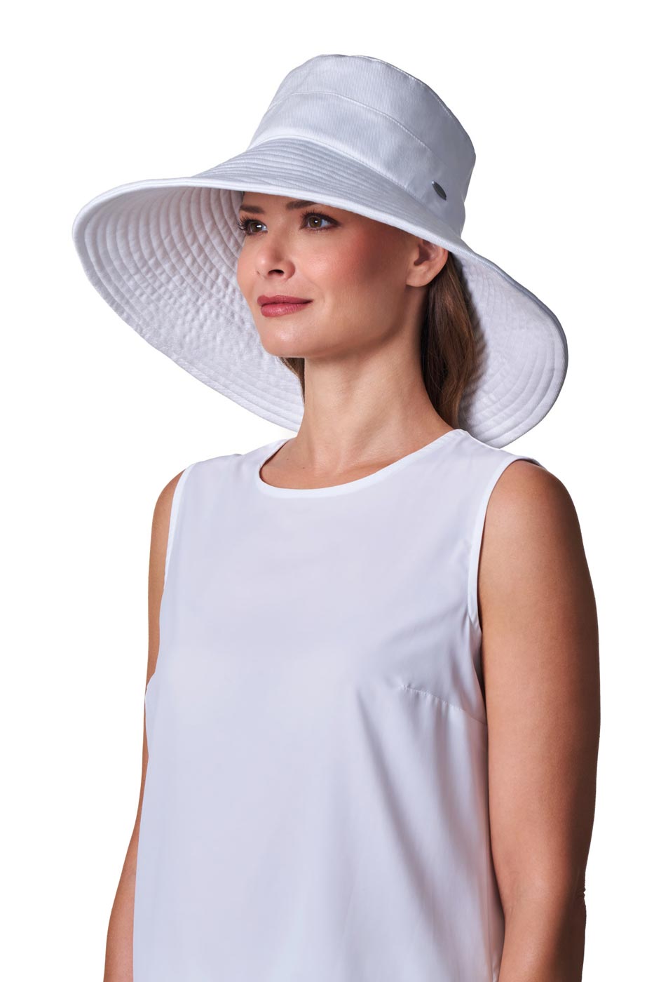 Women's Brittany Beach Hat | White