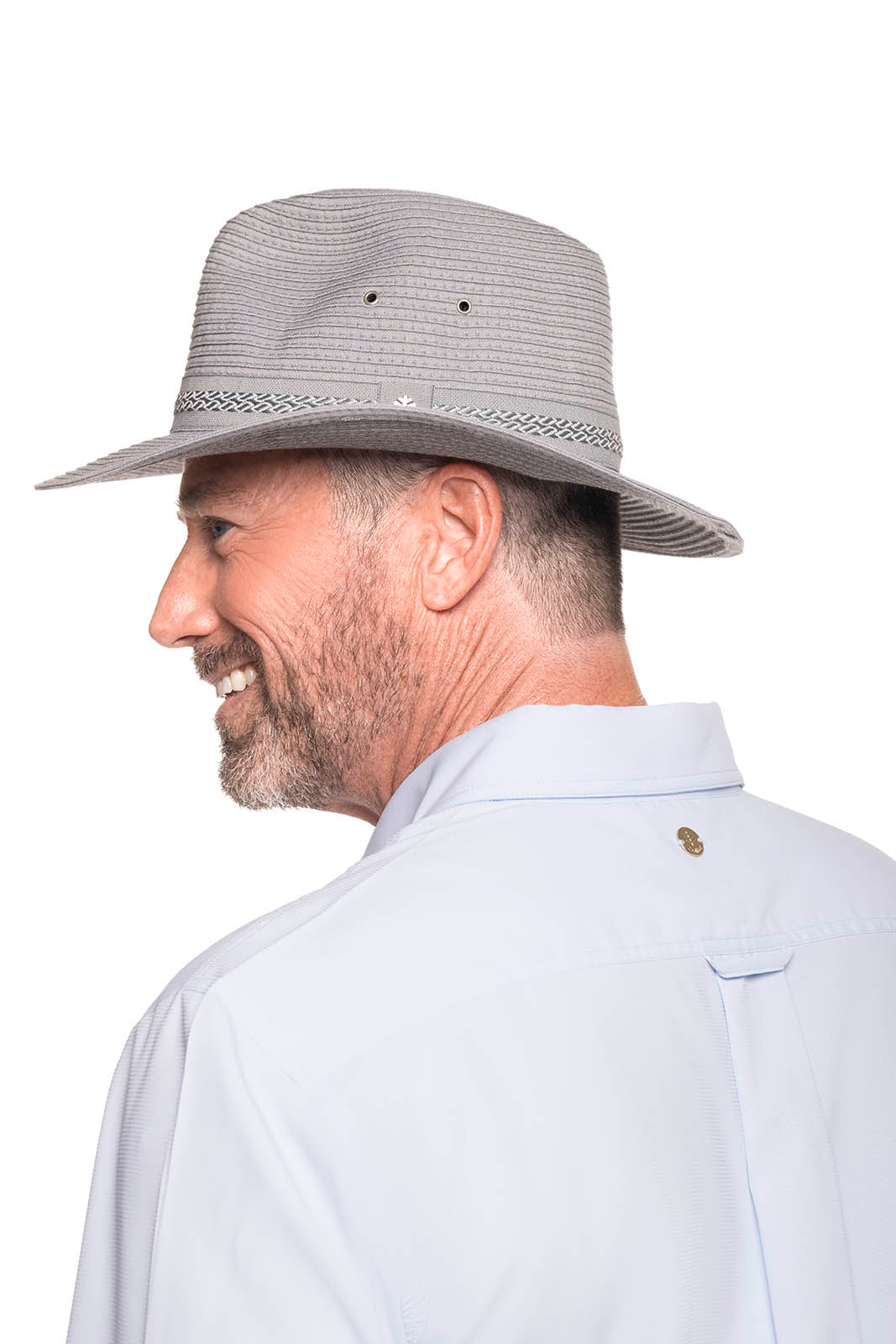 Unisex Holden Packable Travel Fedora | Fog