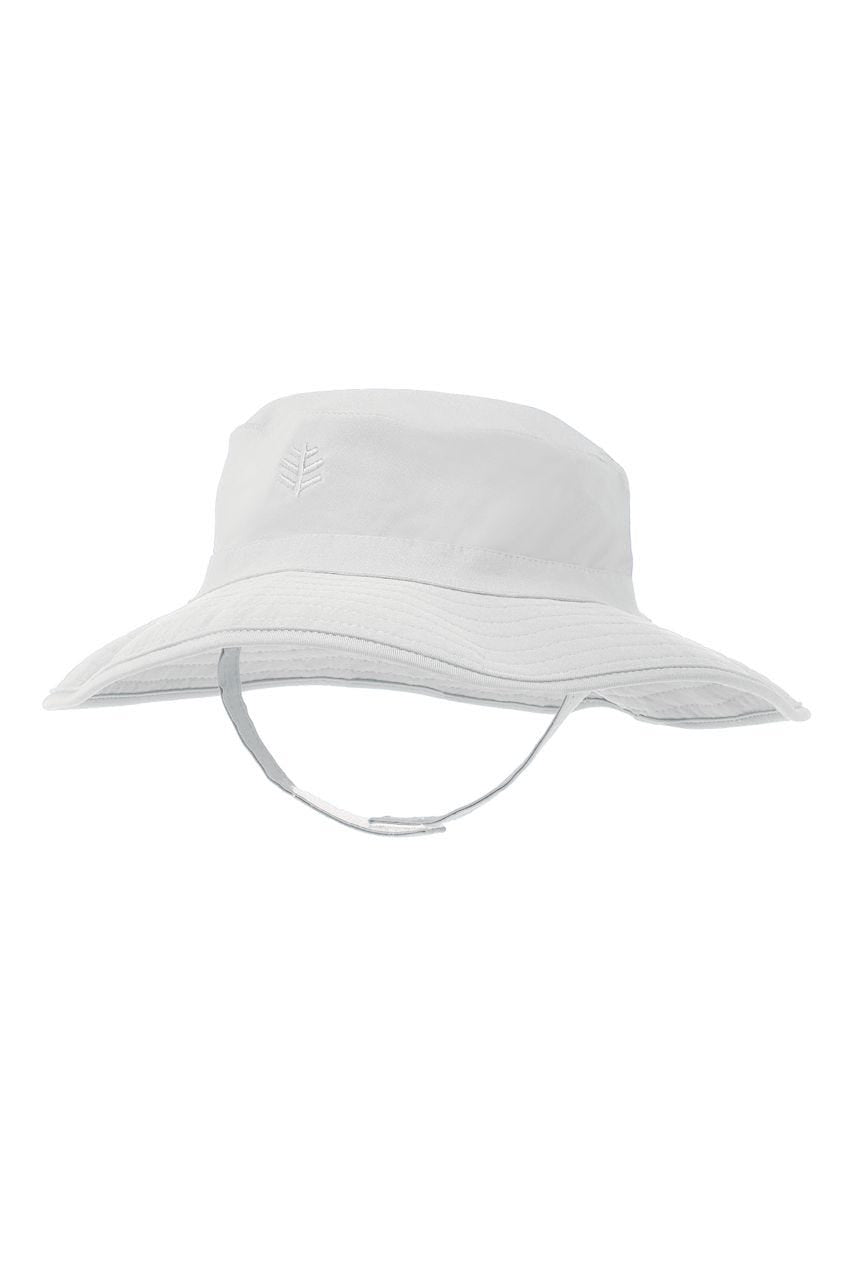 Kid's Splashy Bucket Hat | White