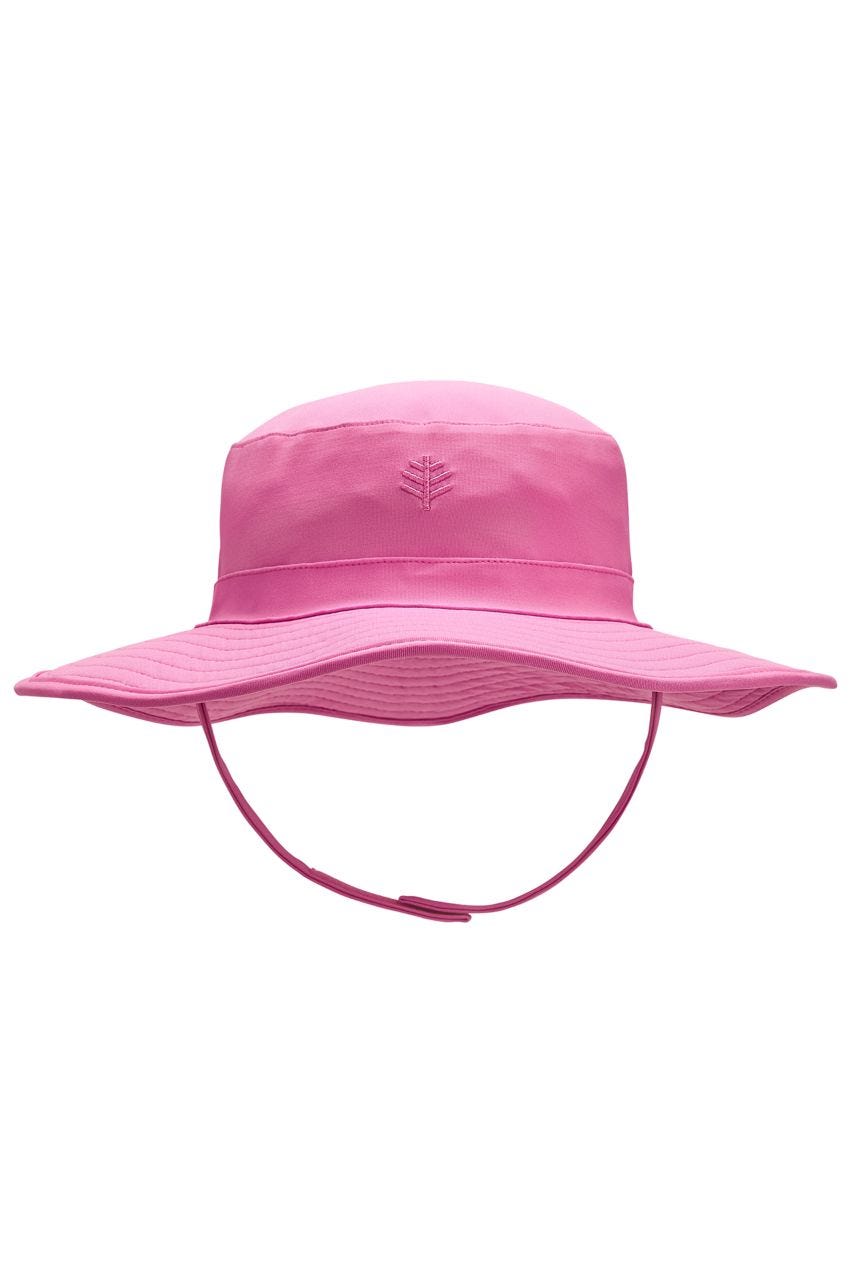 Kid's Splashy Bucket Hat | Tropical Orchid