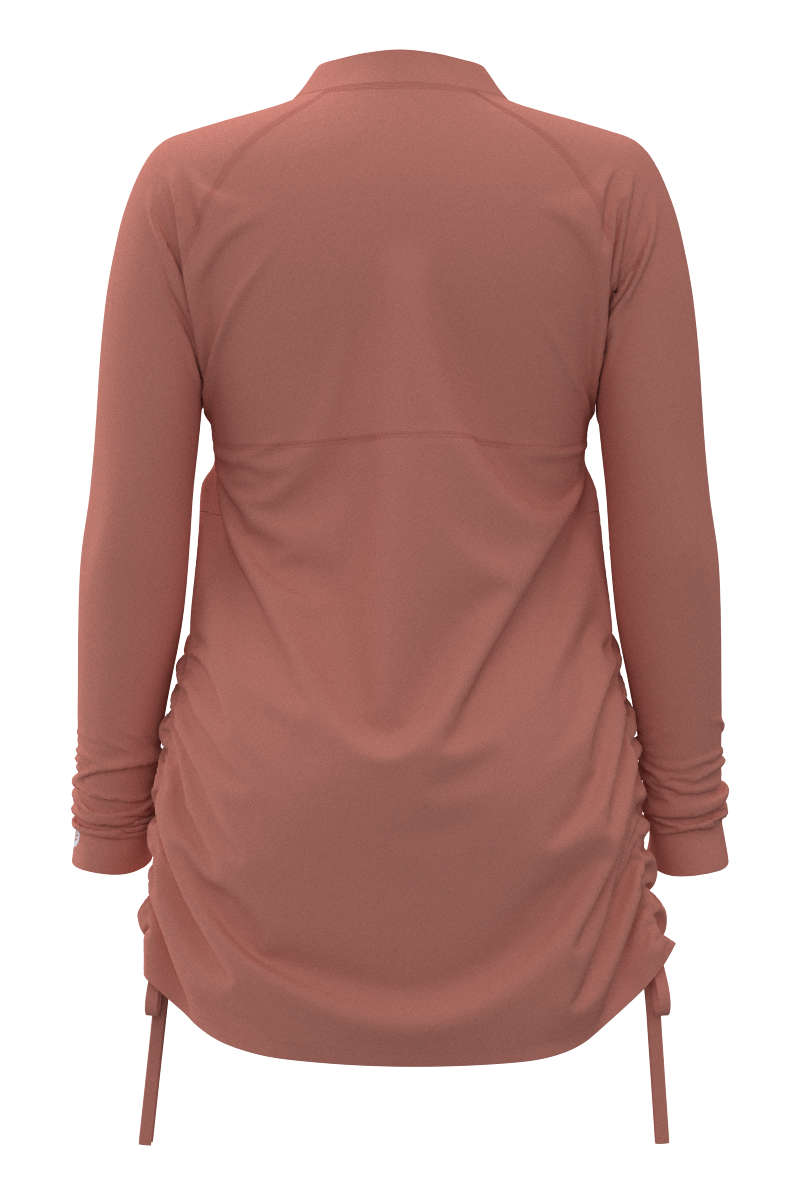 Women's Lawai Ruche Swim Shirt | Soft Blush
