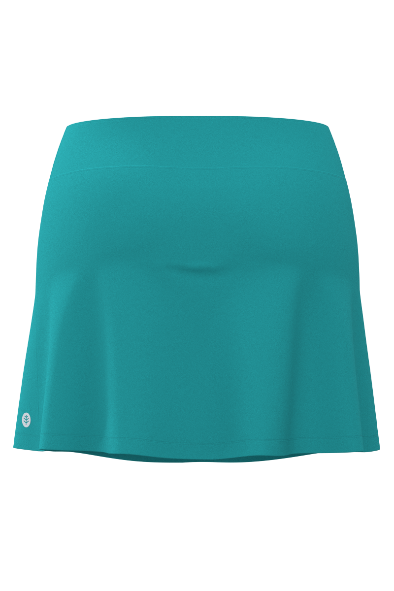 Women's Sandbar Swim Skort | Coolibar Blue